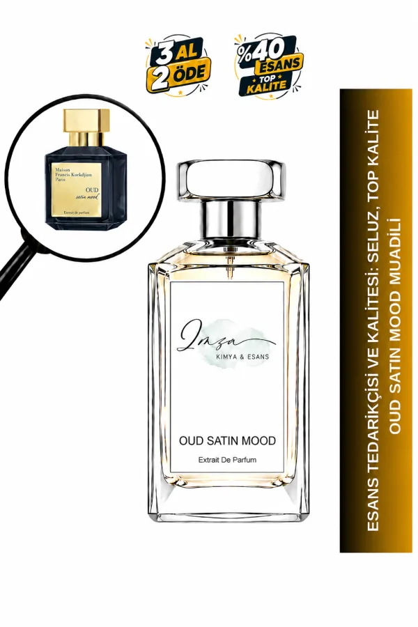 Oud Satin Mood | Oud - Misk - Vanilya - Benzoin | Güçlü ve Yoğun Unisex Extrait Parfüm