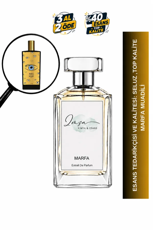 Marfa | Mandalina - Sümbülteber - Sandal - Vanilya | Baş Döndürücü ve Harika Unisex Extrait Parfüm