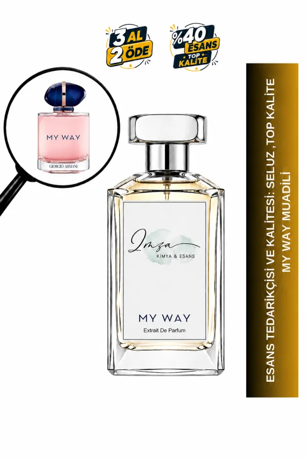 My Way | Tuberose - Yasemin - Vanilya - Beyaz Misk | Taze ve Işıltılı Kadın Extrait Parfüm