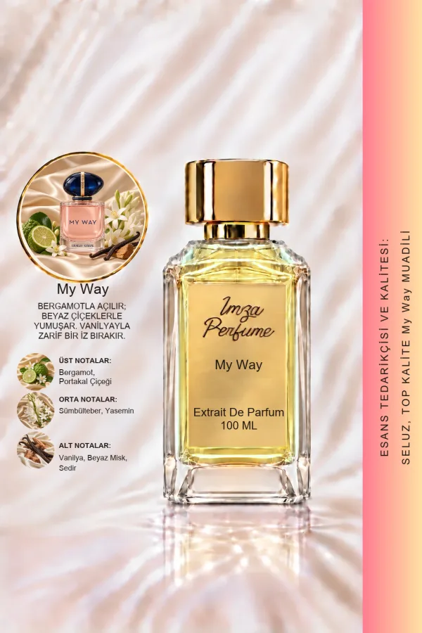 My Way Muadili | Tuberose - Yasemin - Vanilya - Beyaz Misk | Taze ve Işıltılı Kadın Extrait Parfüm