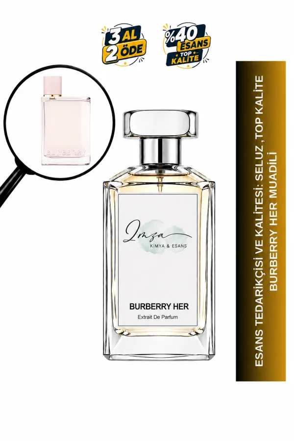 Burberry Her | Vişne - Frenk Üzümü - Misk - Menekşe | Neşeli ve Maceracı Kadın Extrait Parfüm