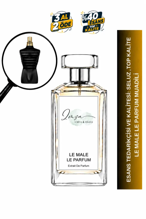 Le Male Le Parfum | Kakule - Lavanta - Vanilya - Amber | Güçlü ve Etkileyici Erkek Extrait Parfüm