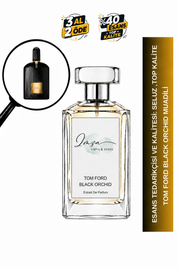 Tom Ford Black Orchid | Ylang Ylang - Siyah Orkide - Paçuli - Vanilya | Taze ve Sıcak Extrait Parfüm