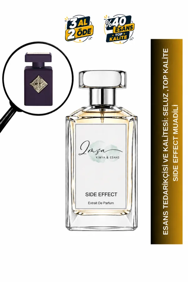 Side Effect | Vanilya - Paçuli - Rom- Tonka Fasulyesi | Sıcak ve Derin Intense Unisex Extrait Parfüm