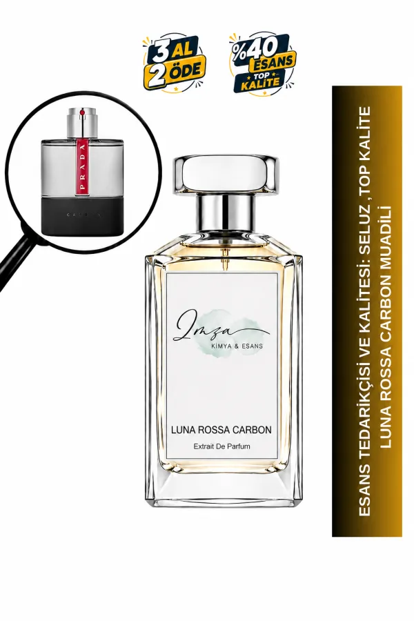 Prada Luna Rossa Carbon | Lavanta - Ambroksan - Bergamot | Maskülen ve Karizmatik Intense Extrait De Parfum