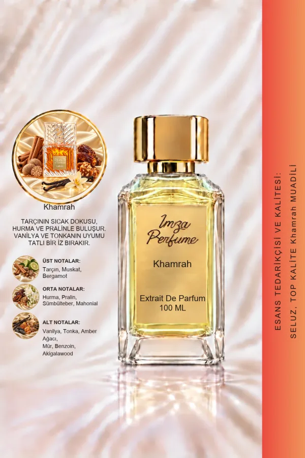 Khamrah Muadili | Tarçın - Vanilya - Pralin | Sıcak ve Baştan Çıkarıcı Intense Extrait De Parfum