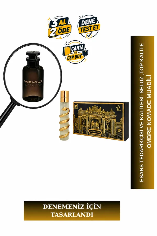Ombre Nomade Muadili Tanışma | Oud - Amber - Ahududu - Kehribar | Romantik ve Sofistike Erkek Extrait De Parfum