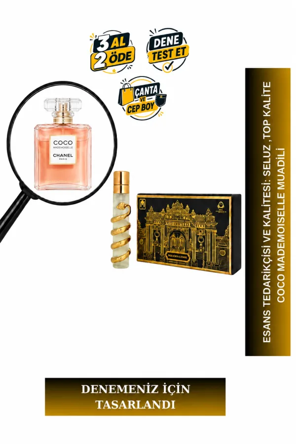 Coco Mademoiselle Muadili Tanışma | Mandalina - Mimoza - Yasemin - Misk | Güçlü ve Ferah Kadın Extrait De Parfum