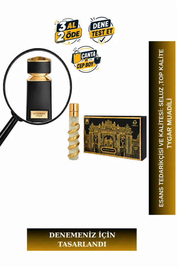 Tygar Muadili Tanışma | Portakal - Zencefil - Misk - Amber | Ferah ve Enerjik Erkek Extrait De Parfum
