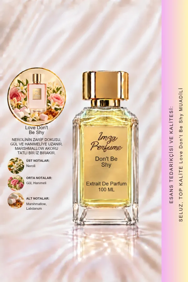 Love Don’t Be Shy Muadili | Marshmallow - Portakal Çiçeği - Vanilya | Tatlı ve Baştan Çıkarıcı Intense Extrait De Parfum