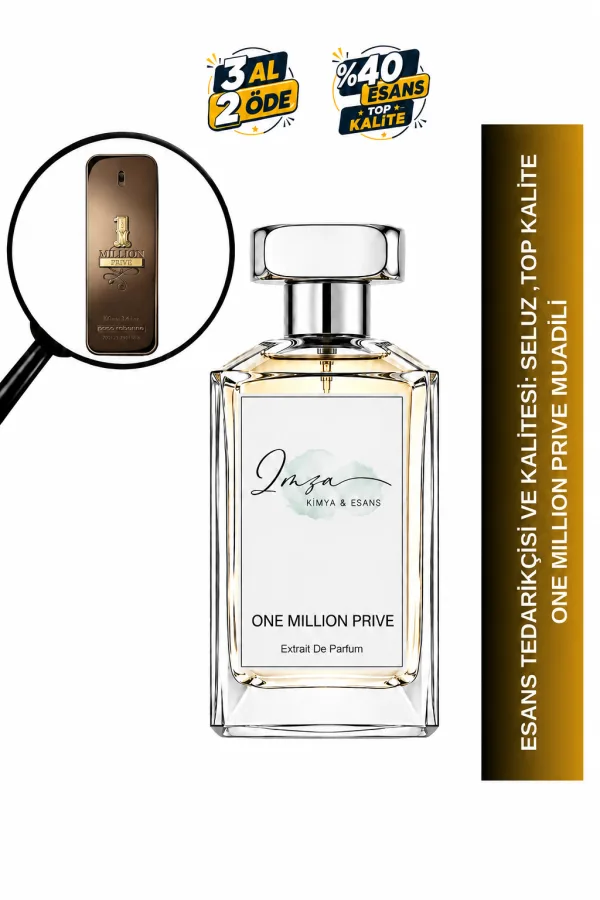 One Million Privé | Tarçın - Tütün - Vanilya | Sıcak ve Baştan Çıkarıcı Intense Erkek Extrait De Parfum