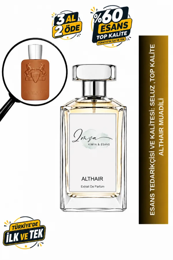 - Delux - Althair | Amber - Vanilya - Misk - Ambroksan| Farklı ve Yenilikçi Intense Erkek Extrait Parfüm