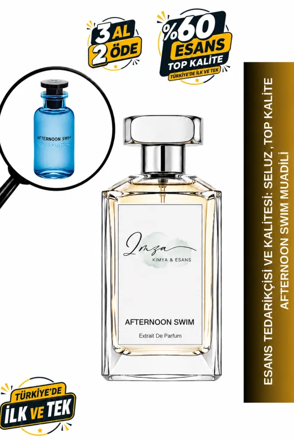 - Delux - Afternoon Swim | Narenciye - Ambergris - Bergamot | Ferah ve Enerjik Intense Extrait De Parfum