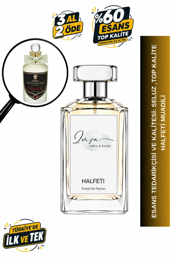 - Delux - Halfeti Muadili | Greyfurt – Gül – Oud – Amber | Baharatlı ve Gizemli Intense Unisex Delux Parfüm