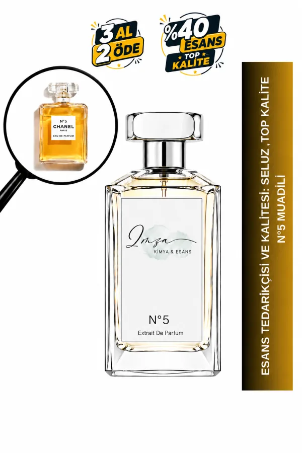 No 5 Muadili | Aldehitler – Neroli – Yasemin – Sandal Ağacı | Klasik ve Zarif Intense Kadın Extrait De Parfüm