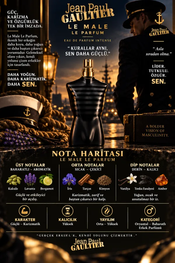 Le Male Le Parfum Muadili Parfüm Esansı - Üretici MG