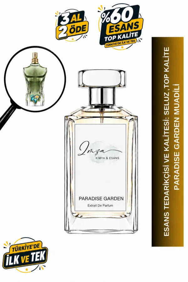 - Delux - Paradise Garden Muadili | Hindistan Cevizi - İncir - Sandal - Vanilya | Şehvetli ve Egzotik Intense Erkek Delux Parfüm