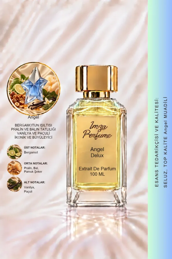 - Delux - Angel Mugler Muadili | Çikolata - Paçuli - Vanilya | Yoğun ve Baştan Çıkarıcı Intense Kadın Delux Parfüm