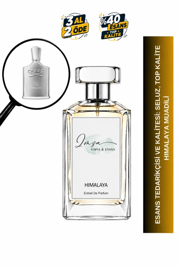 Millesime Himalaya Muadili | Bergamot - Greyfurt - Sandal Ağacı - Misk | Ferah ve Maskülen Intense Erkek Extrait De Parfum