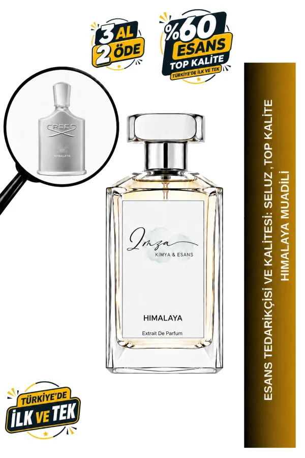 - Delux - Millesime Himalaya Muadili | Bergamot - Greyfurt - Sandal Ağacı - Misk | Ferah ve Maskülen Intense Erkek Delux Parfüm