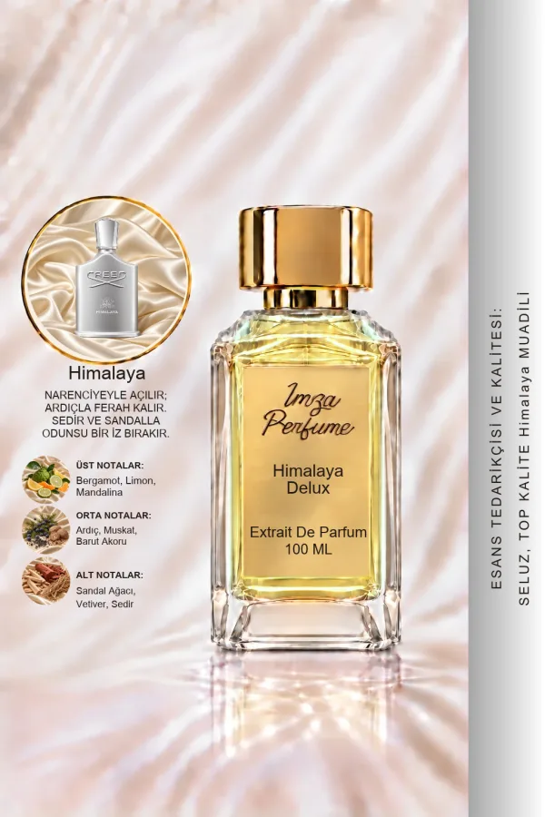 - Delux - Millesime Himalaya Muadili | Bergamot - Greyfurt - Sandal Ağacı - Misk | Ferah ve Maskülen Intense Erkek Delux Parfüm