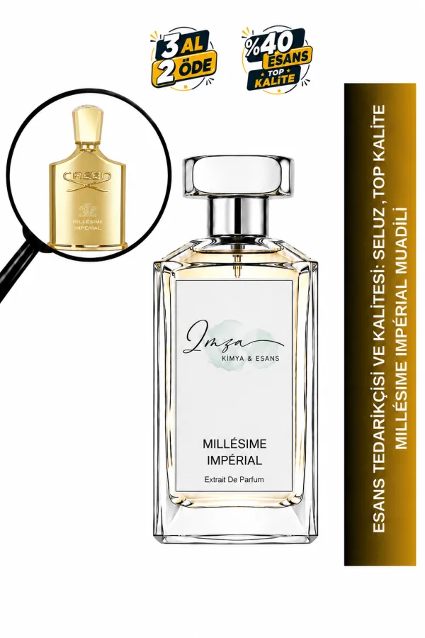 Millesime Imperial Muadili | Bergamot - Deniz Notaları - İris - Misk | Ferah ve Prestijli Intense Unisex Extrait De Parfum