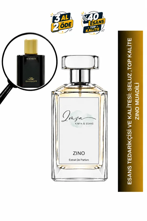 Zino Muadili | Lavanta - Paçuli - Sandal Ağacı - Vanilya | Klasik ve Maskülen Intense Erkek Extrait De Parfum