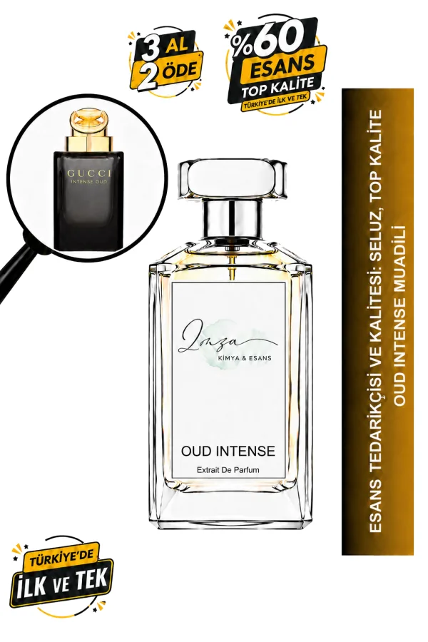 - Delux - Oud Intense Muadili | Ahududu - Safran - Oud - Paçuli | Yoğun ve Gizemli Unisex Delux Parfüm