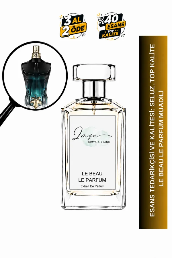 Le Beau Le Parfum Muadili | Ananas - Hindistan Cevizi - İris - Tonka Fasulyesi | Tropikal ve Çekici Intense Erkek Extrait De Parfum