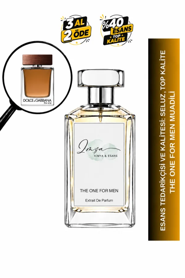 The One For Men Muadili | Greyfurt - Zencefil - Tütün - Amber | Sıcak ve Karizmatik Intense Erkek Extrait De Parfum