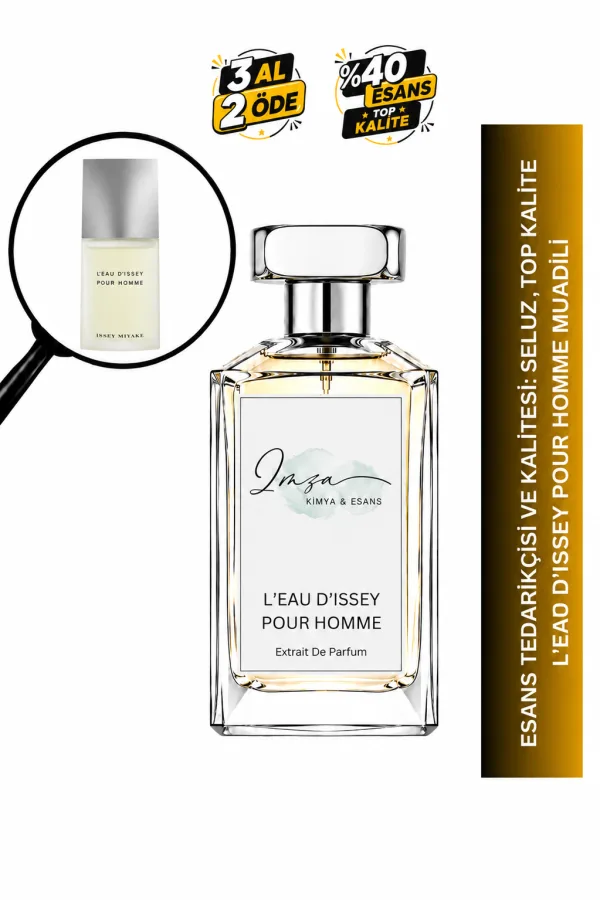 L’Eau d’Issey Pour Homme Muadili | Yuzu - Limon - Nilüfer - Sedir Ağacı | Ferah ve Akuatik Intense Erkek Extrait De Parfum