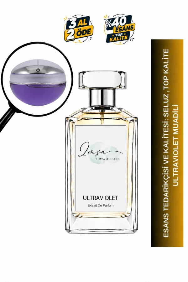 Ultraviolet Muadili | Menekşe - Kayısı - Amber - Vanilya | Çiçeksi ve Gizemli Intense Kadın Extrait De Parfum
