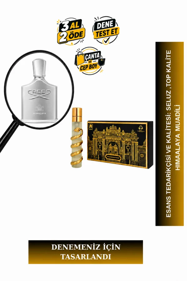 Millesime Himalaya Muadili Tanışma | Bergamot - Greyfurt - Sandal Ağacı - Misk | Ferah ve Maskülen Erkek Extrait De Parfum