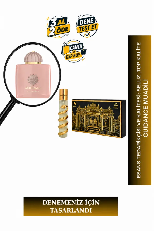 Guidance Muadili Tanışma | Armut - Sandal - Safran - Ambergris | Cazibeli ve Derin Kadın Extrait De Parfum