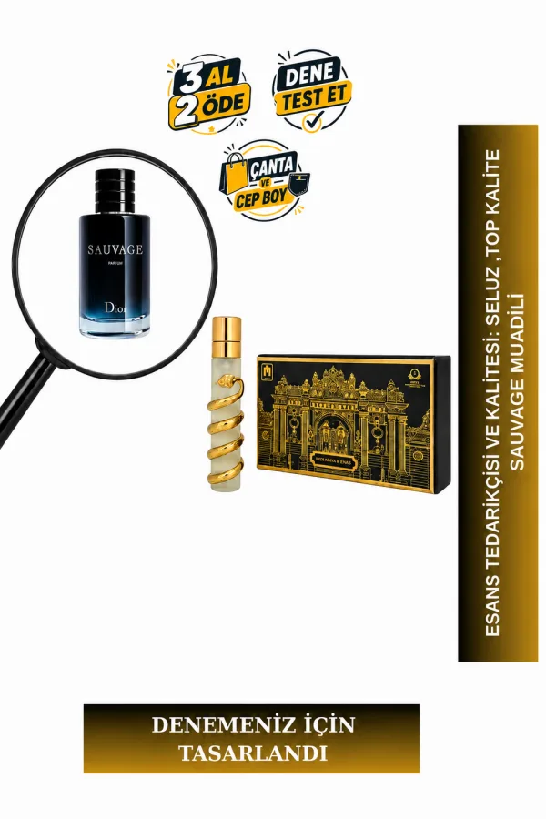 Sauvage Muadili Tanışma | Ambroksan - Misk - Vetiver - Sedir Ağacı | Odunsu ve Oryantal Erkek Extrait De Parfum