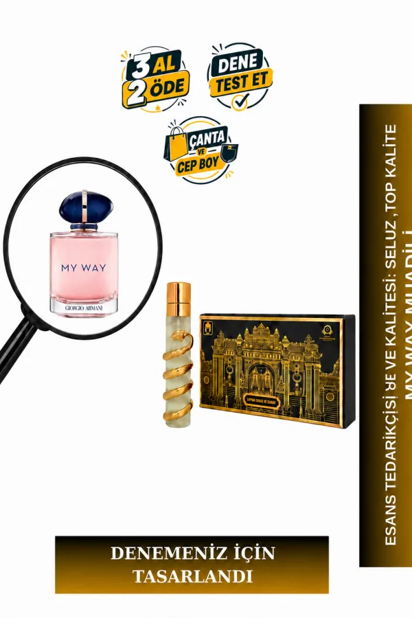 My Way Muadili Tanışma | Portakal Çiçeği - Bergamot - Sümbülteber - Vanilya | Çiçeksi ve Zarif Kadın Extrait De Parfum