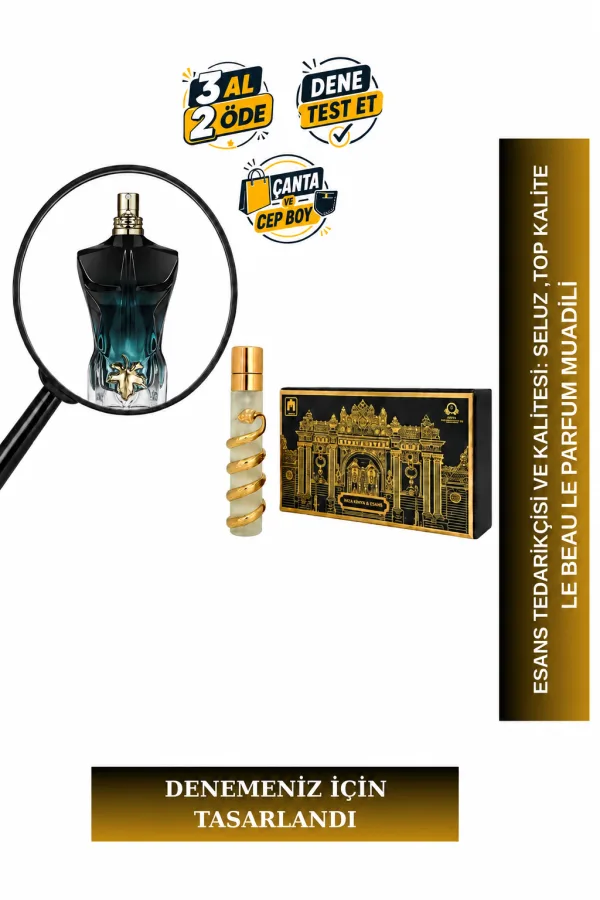 Le Beau Le Parfum Muadili Tanışma | Ananas - Hindistan Cevizi - İris - Tonka Fasulyesi | Tropikal ve Çekici Erkek Extrait De Parfum