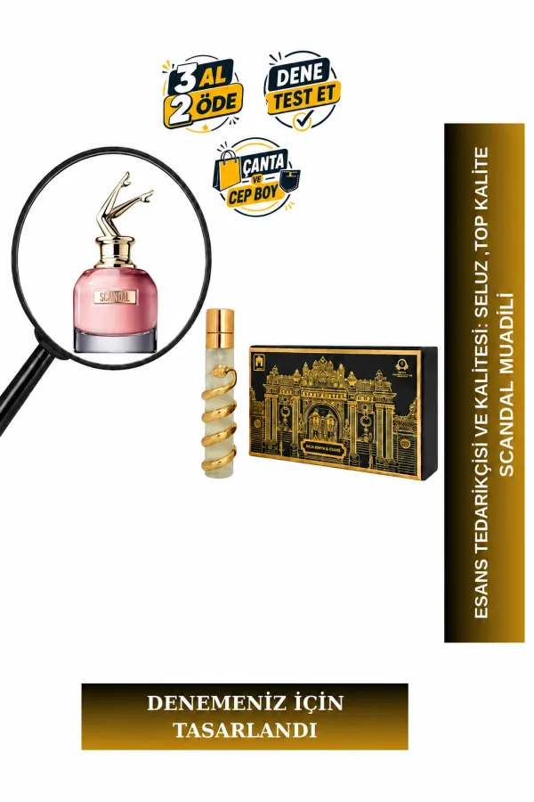 Scandal Muadili Tanışma | Bal - Portakal - Gardenya - Paçuli | Baştan Çıkarıcı ve Çarpıcı Kadın Extrait De Parfum