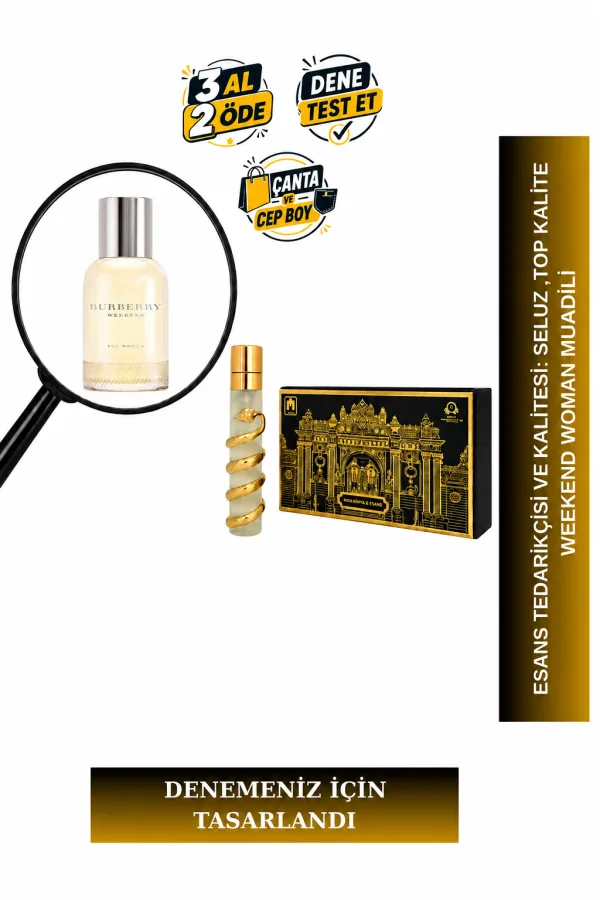 Weekend Woman Muadili Tanışma | Mandalina - Şeftali - Sümbül - Misk | Ferah ve Neşeli Kadın Extrait De Parfum