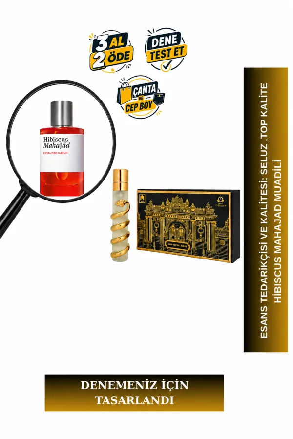 Hibiscus Mahajád Muadili Tanışma | Hibiskus - Gül - Vanilya - Deri | Çiçeksi ve Baştan Çıkarıcı Unisex Extrait De Parfum
