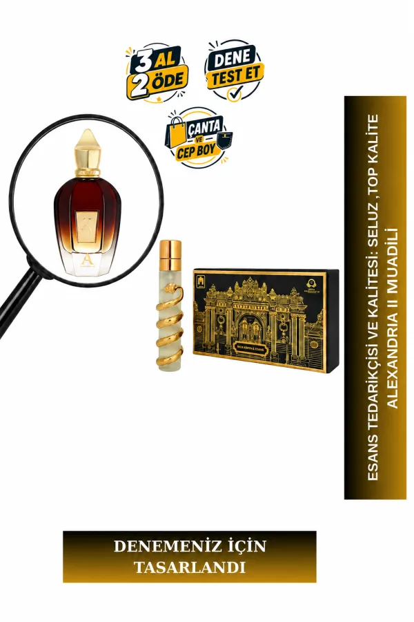 Alexandria II Muadili Tanışma | Gül Ağacı - Lavanta - Oud - Amber | Lüks ve Sofistike Unisex Extrait De Parfum