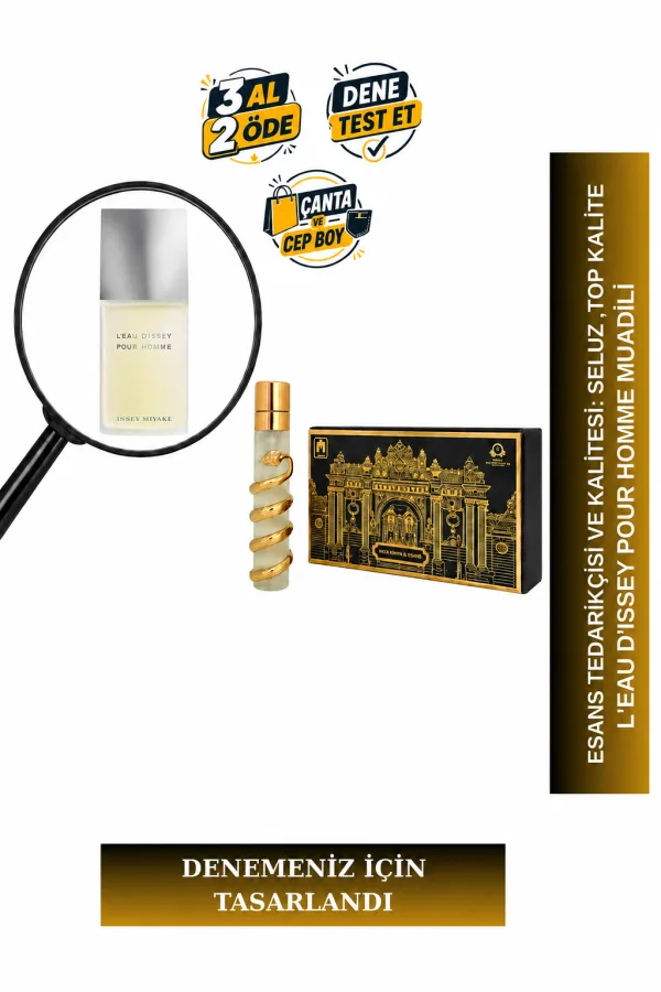 L’Eau d’Issey Pour Homme Muadili Tanışma | Yuzu - Limon - Nilüfer - Sedir Ağacı | Ferah ve Akuatik Erkek Extrait De Parfum
