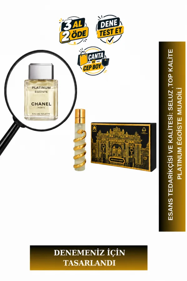 Platinum Egoiste Muadili Tanışma | Lavanta - Biberiye - Sardunya - Vetiver | Ferah ve Maskülen Erkek Extrait De Parfum