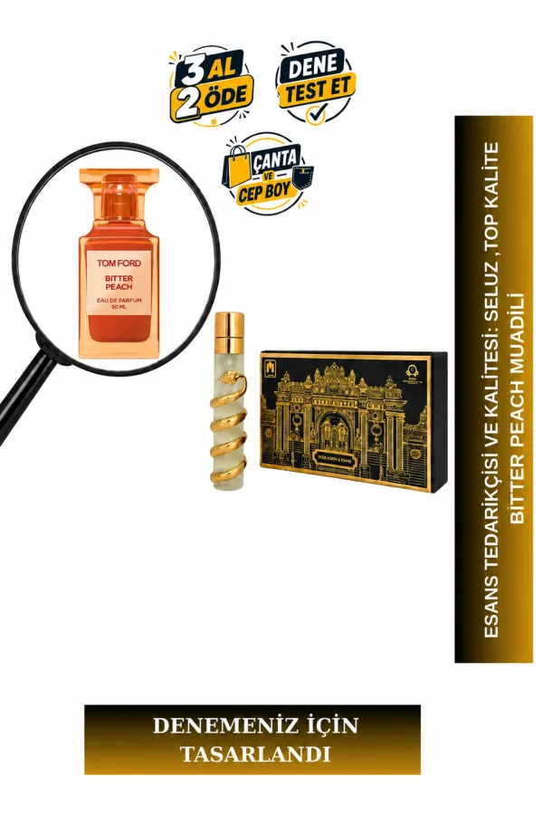 Bitter Peach Muadili Tanışma | Şeftali - Kan Portakalı - Paçuli - Vanilya | Tatlı ve Çekici Unisex Extrait De Parfum