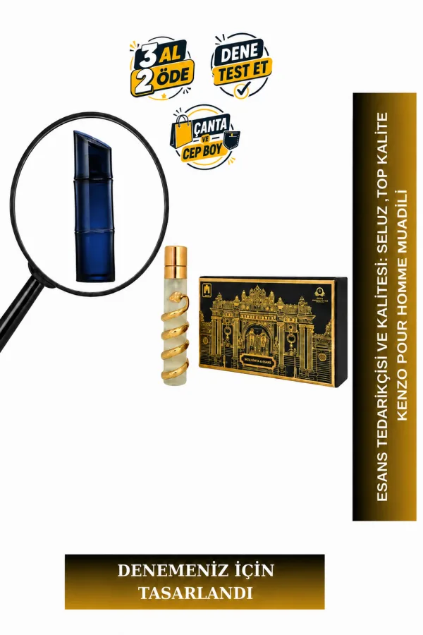 Kenzo Pour Homme Muadili Tanışma | Deniz Notaları - Adaçayı - Çam - Sandal Ağacı | Ferah ve Odunsu Erkek Extrait De Parfum