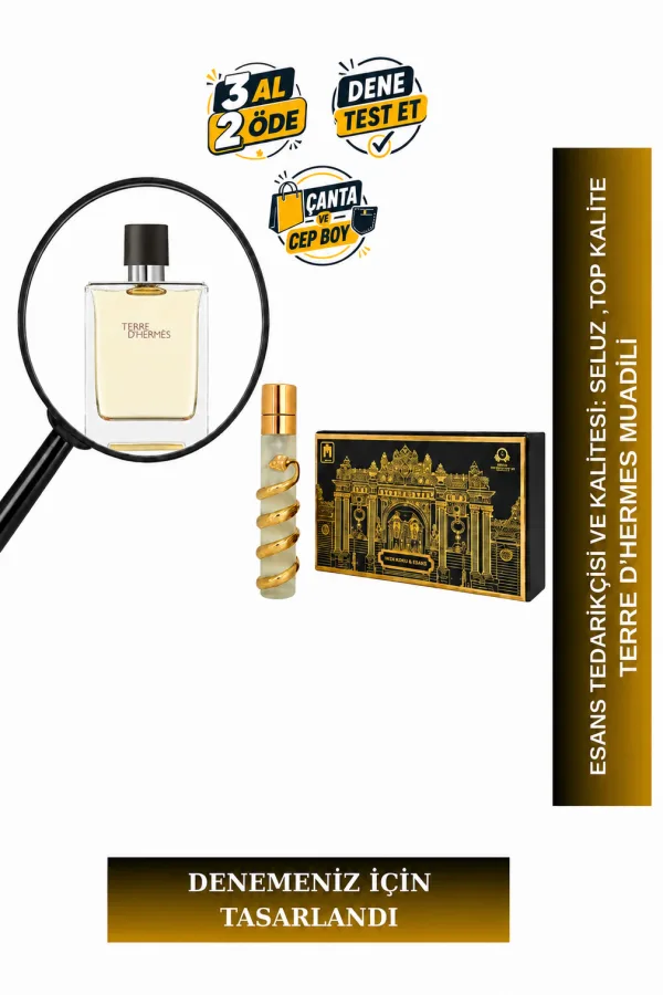 Terre D'Hermes Muadili Tanışma | Portakal - Greyfurt - Biber - Vetiver | Topraksı ve Karizmatik Erkek Extrait De Parfum