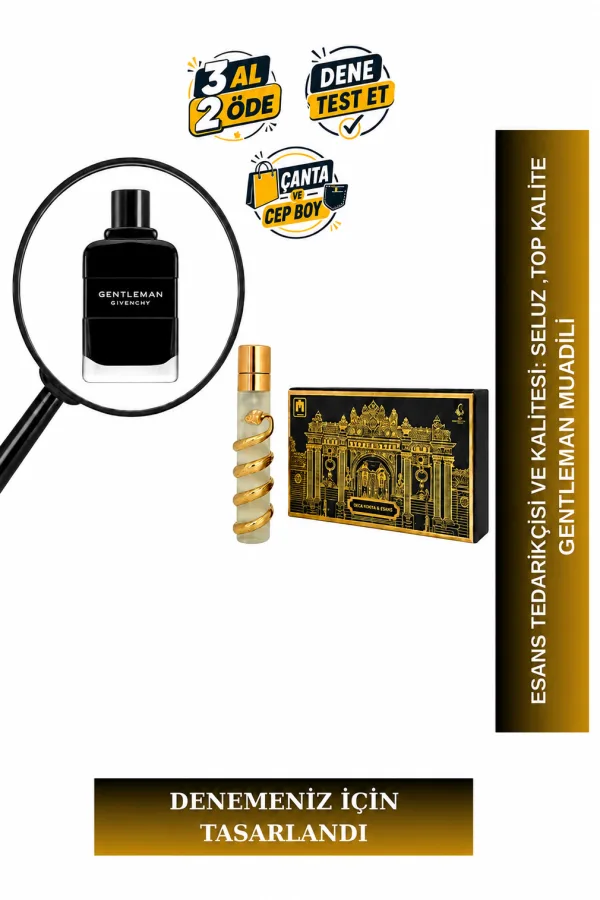 Gentleman Muadili Tanışma | İris - Karabiber - Vanilya - Paçuli | Zarif ve Maskülen Erkek Extrait De Parfum