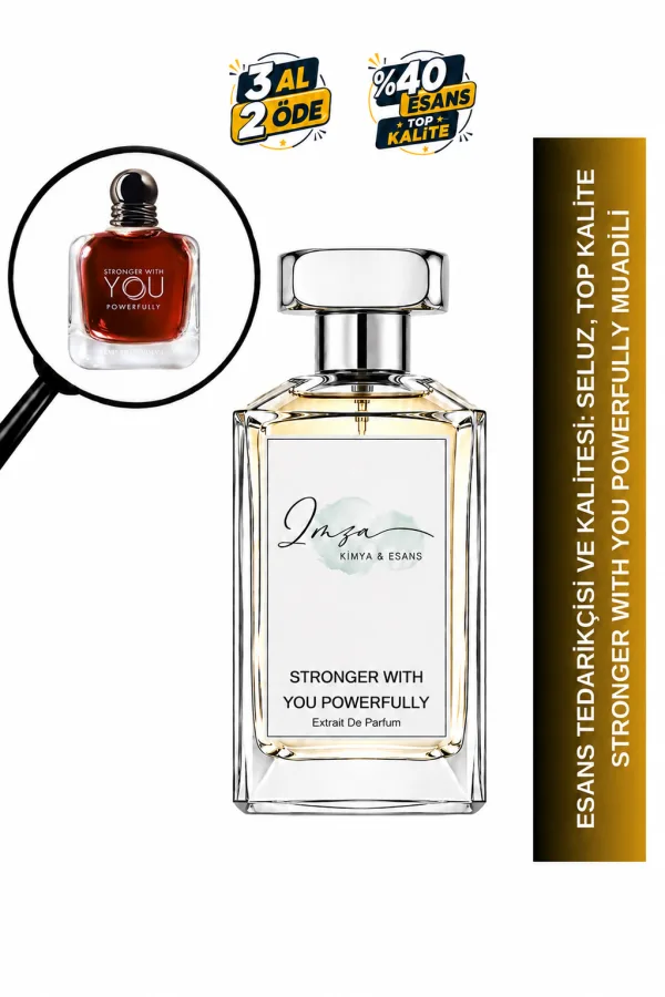Stronger With You Powerfully Muadili | Kiraz - Mandalina - Kestane - Vanilya | Sıcak ve Güçlü Intense Erkek Extrait De Parfum
