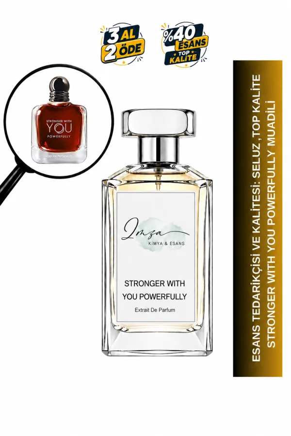 - Delux - Stronger With You Powerfully Muadili | Kiraz - Mandalina - Kestane - Vanilya | Sıcak ve Güçlü Intense Erkek Delux Parfüm