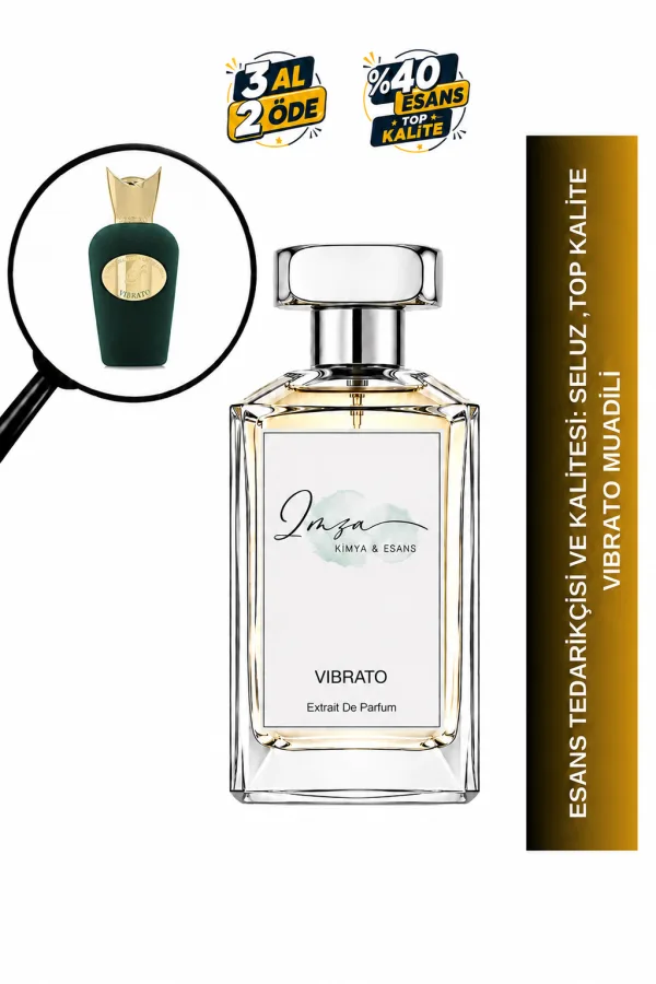 Vibrato Muadili | Bergamot - Greyfurt - Zencefil | Ferah ve Enerjik Unisex Extrait De Parfum